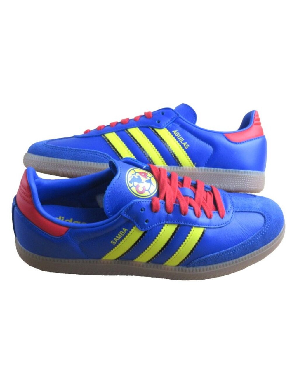 Adidas Men's Samba Licensed Club América Soccer Shoes Blue Sizes NIB KJ3531 - Picture 2 of 11
